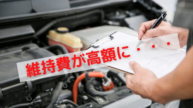 維持費が高額に
